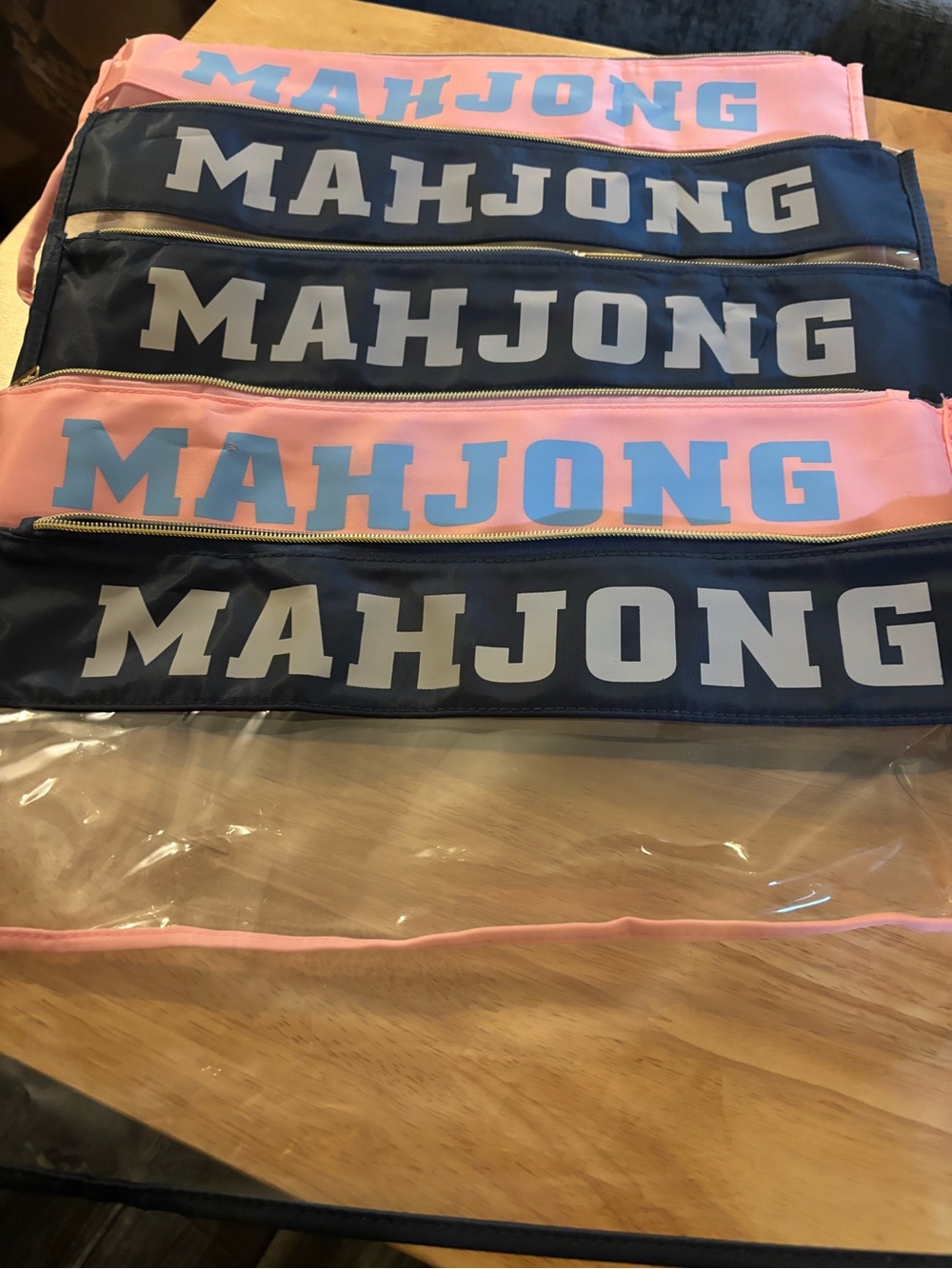 Mahjong tile bags